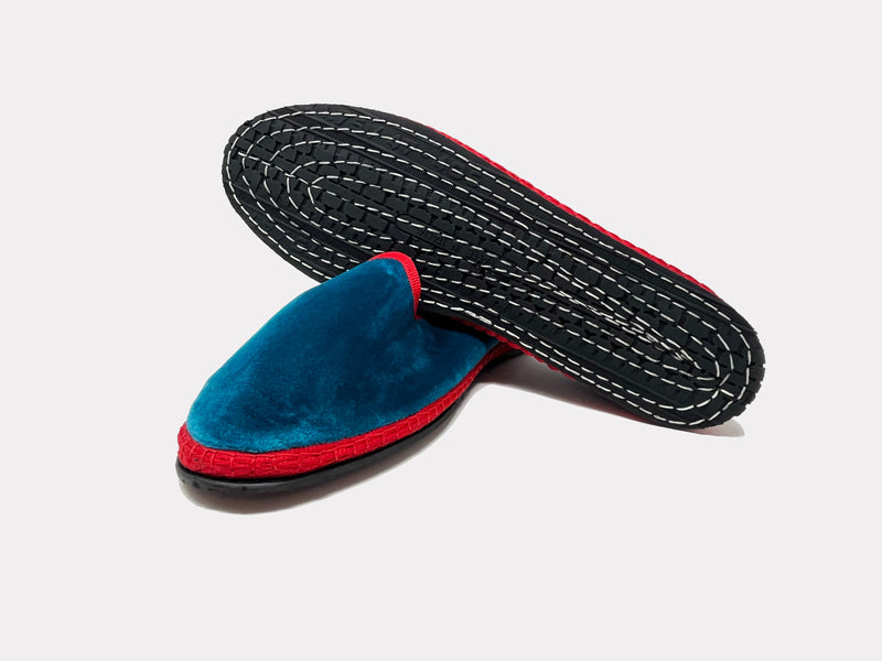 Furlane (unisex) Due Colori Teal w Red
