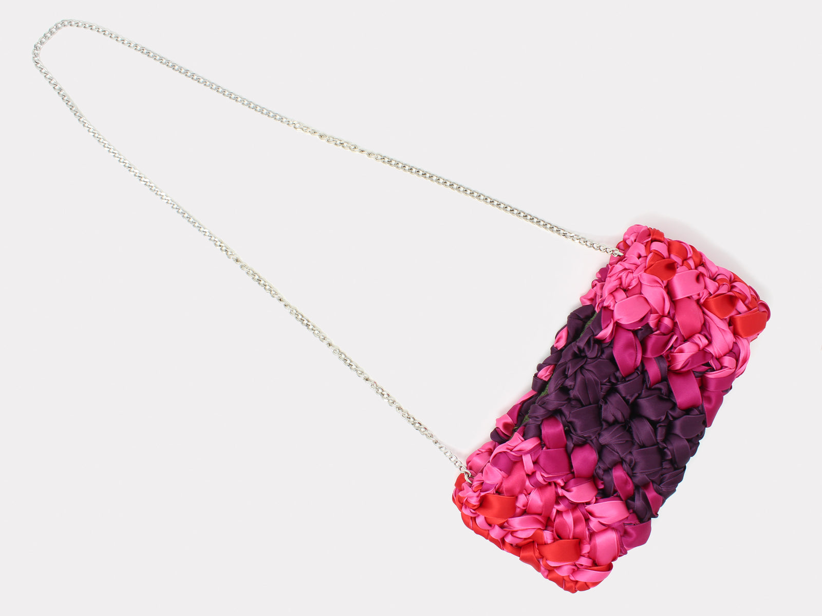 Lorenza Gandaglia Ribbon Clutch Pink – SantM